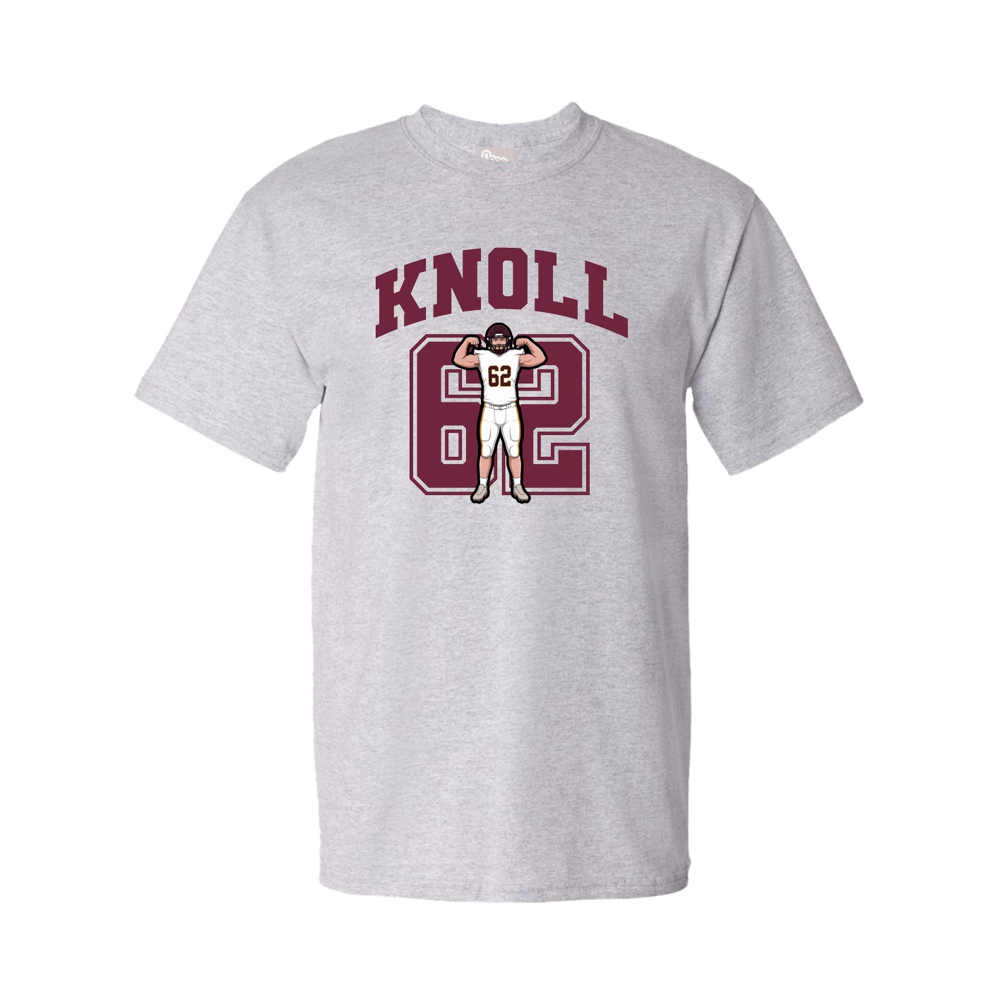 Youth Tee — Number in Grey