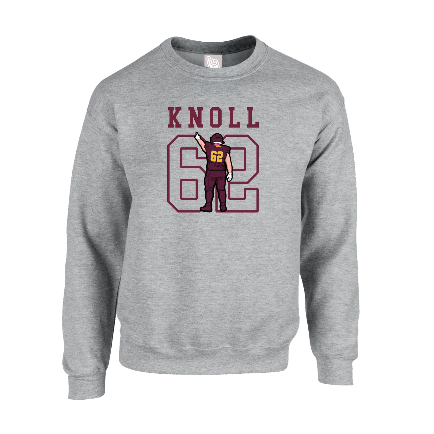 Fleece Crew — Shirsey in Grey