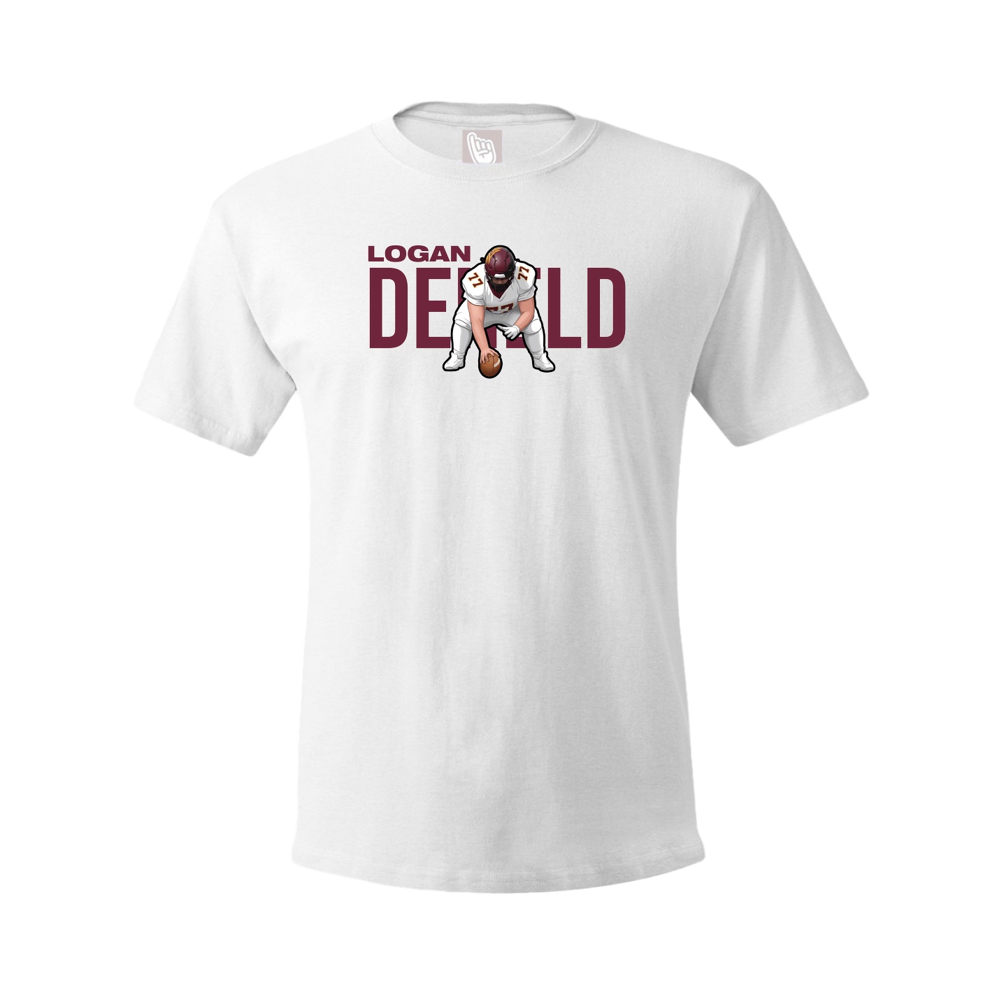 Youth Tee — Player Name in White