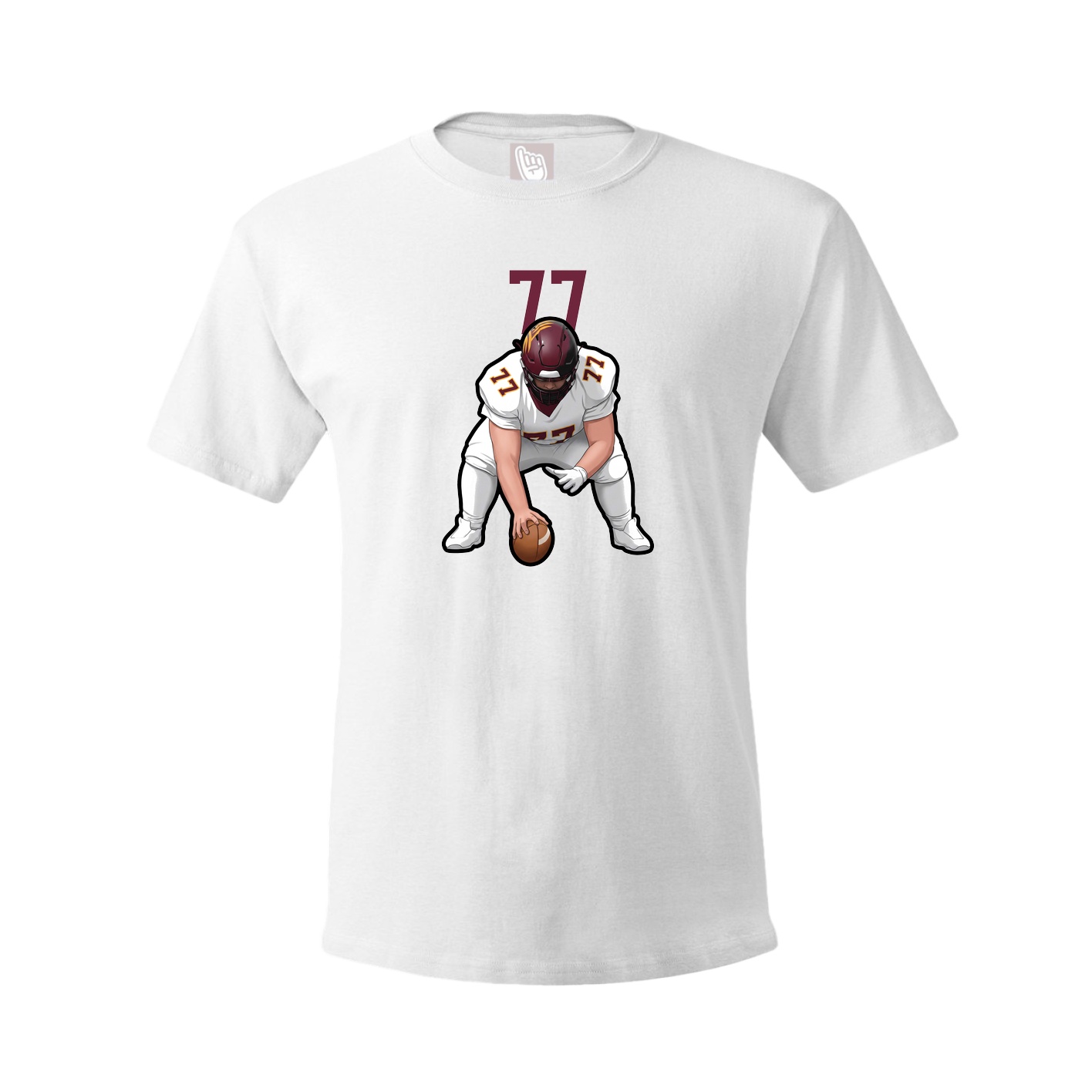 Tee — Number Top in White