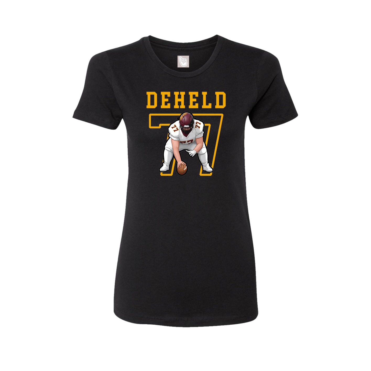 Fitted Women's Tee — Shirsey in Black