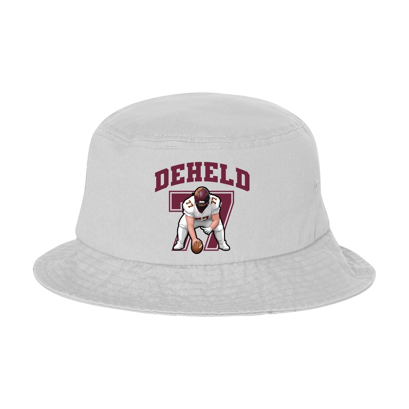 Bucket Cap — Number in White
