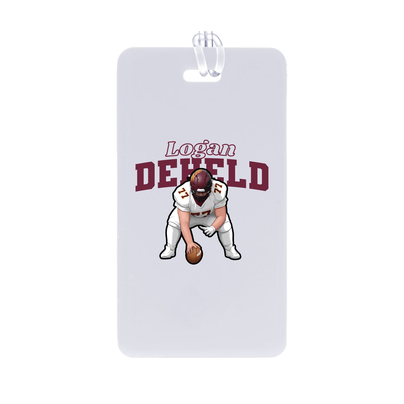 Bag Tag — Name Arch in Classic