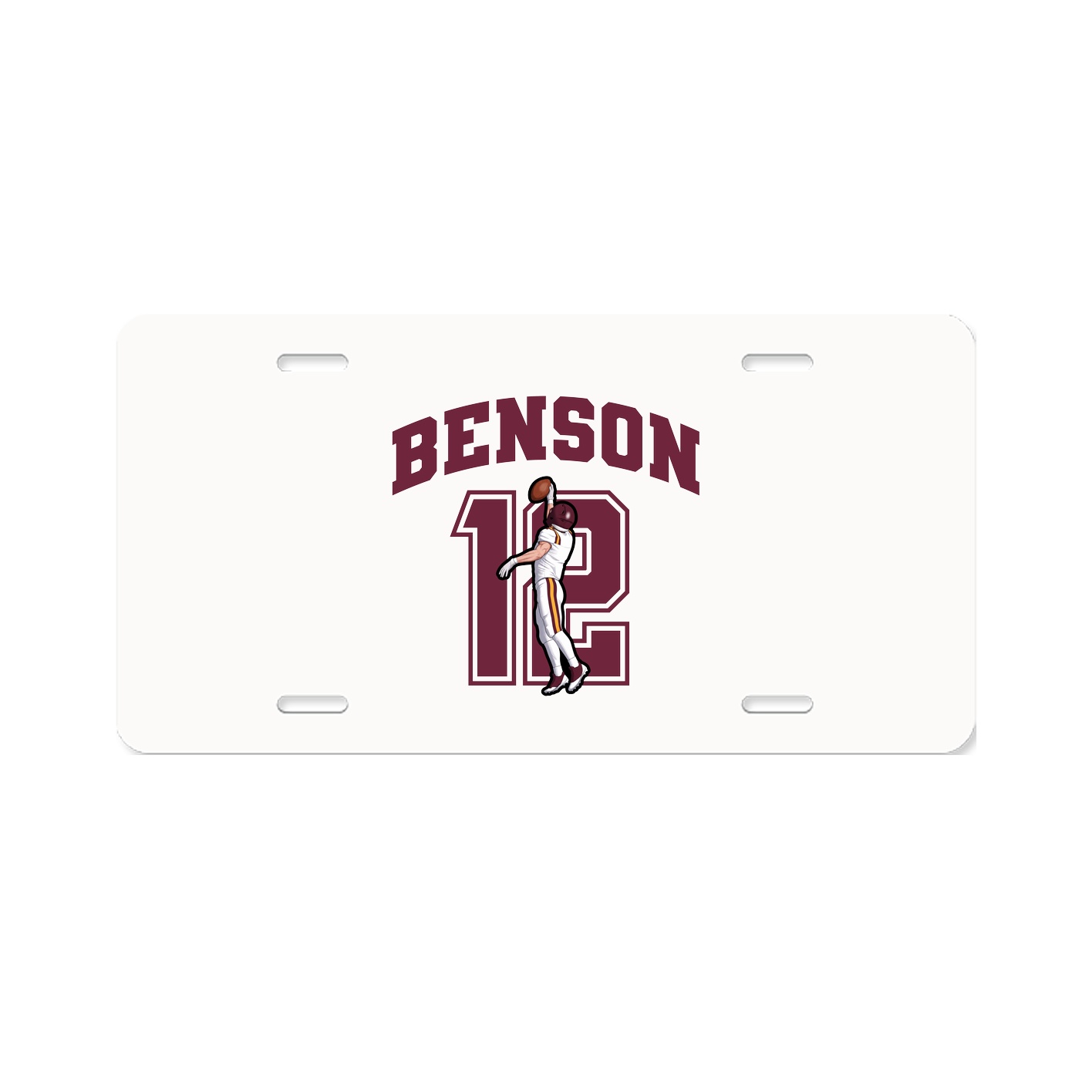 License Plate — Number in Classic
