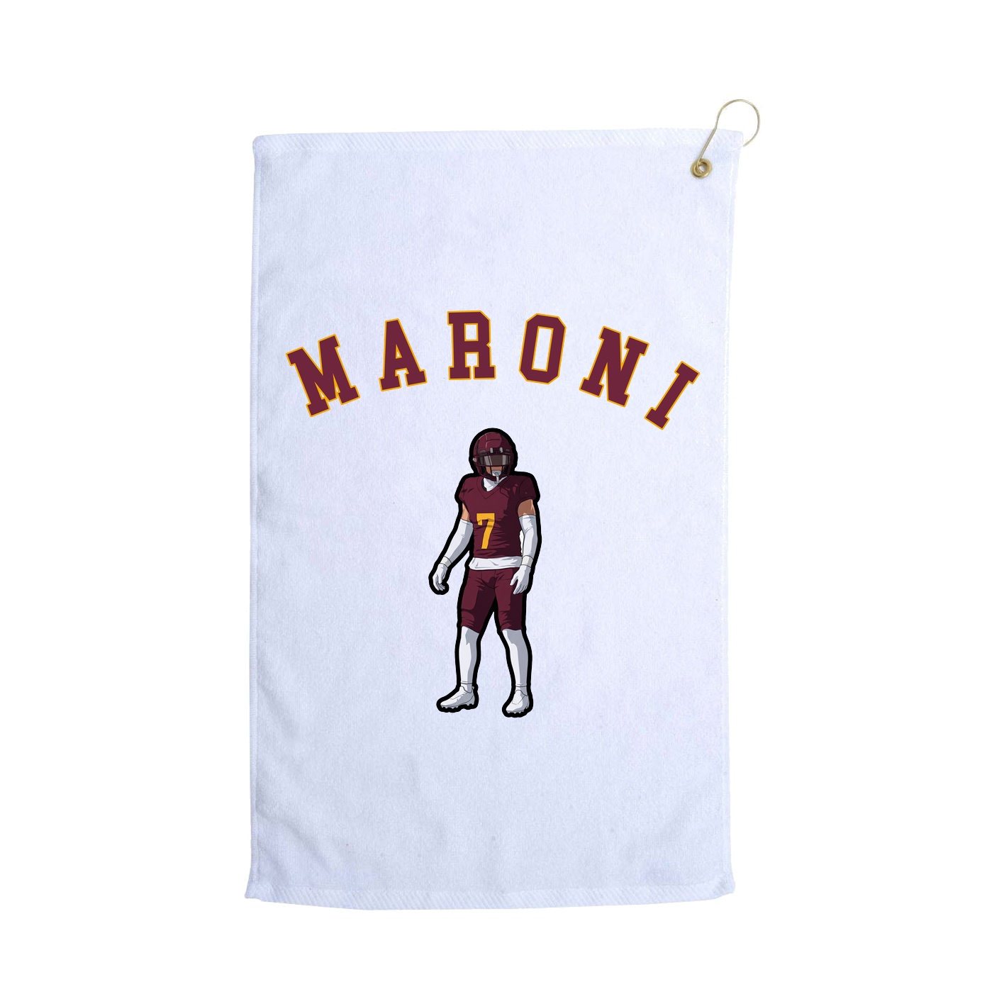 Golf Towel — Shirsey Arch in White