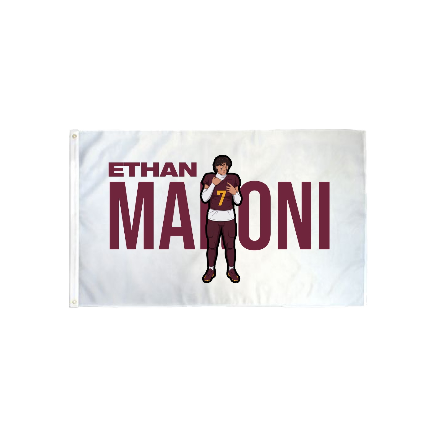 3x5 Flag — Player Name in Classic
