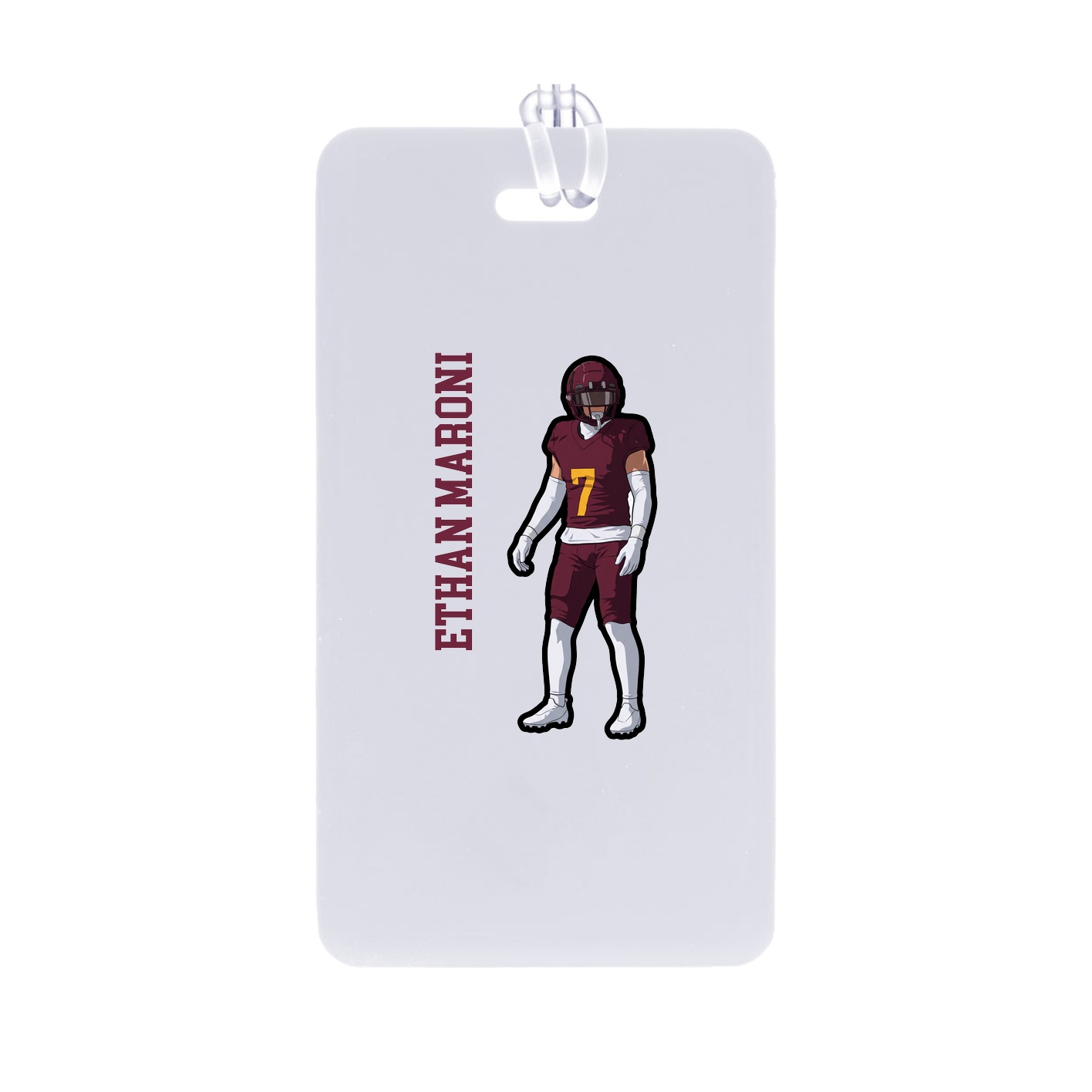 Bag Tag — Name Vertical in Classic