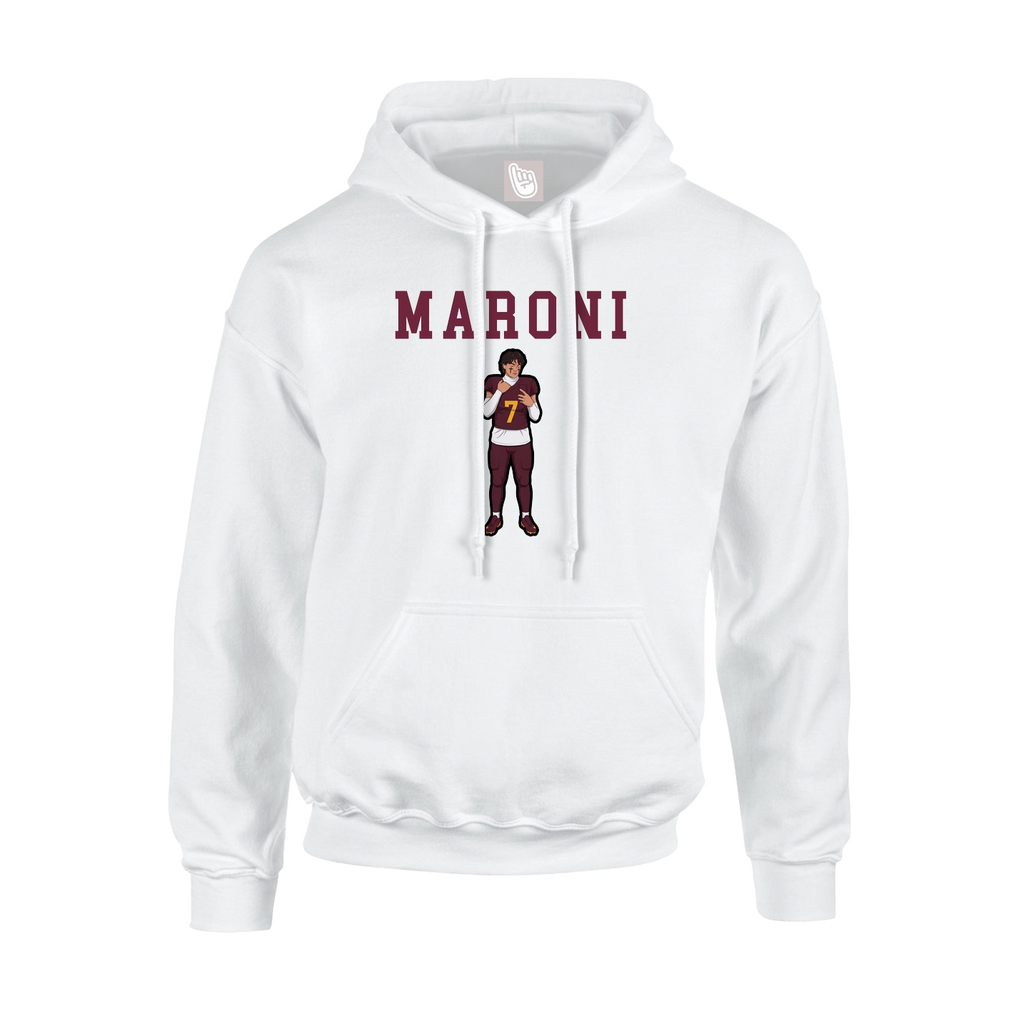 Youth Hoodie — Shirsey in White