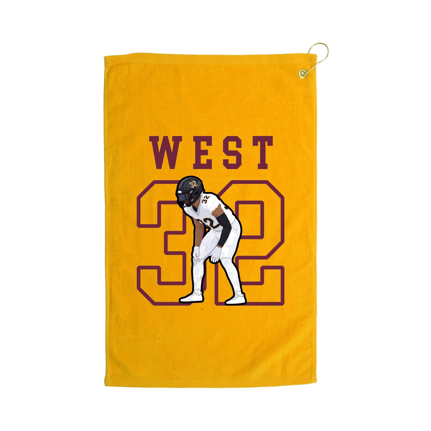 Golf Towel — Shirsey in Gold