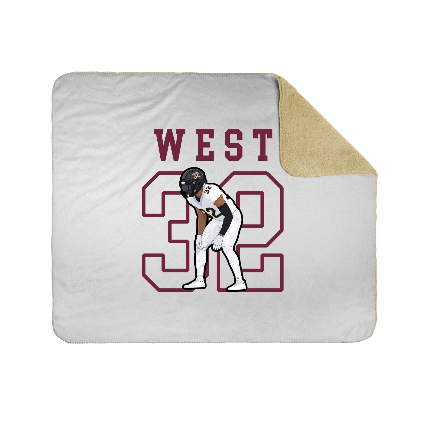Throw Blanket — Shirsey in White