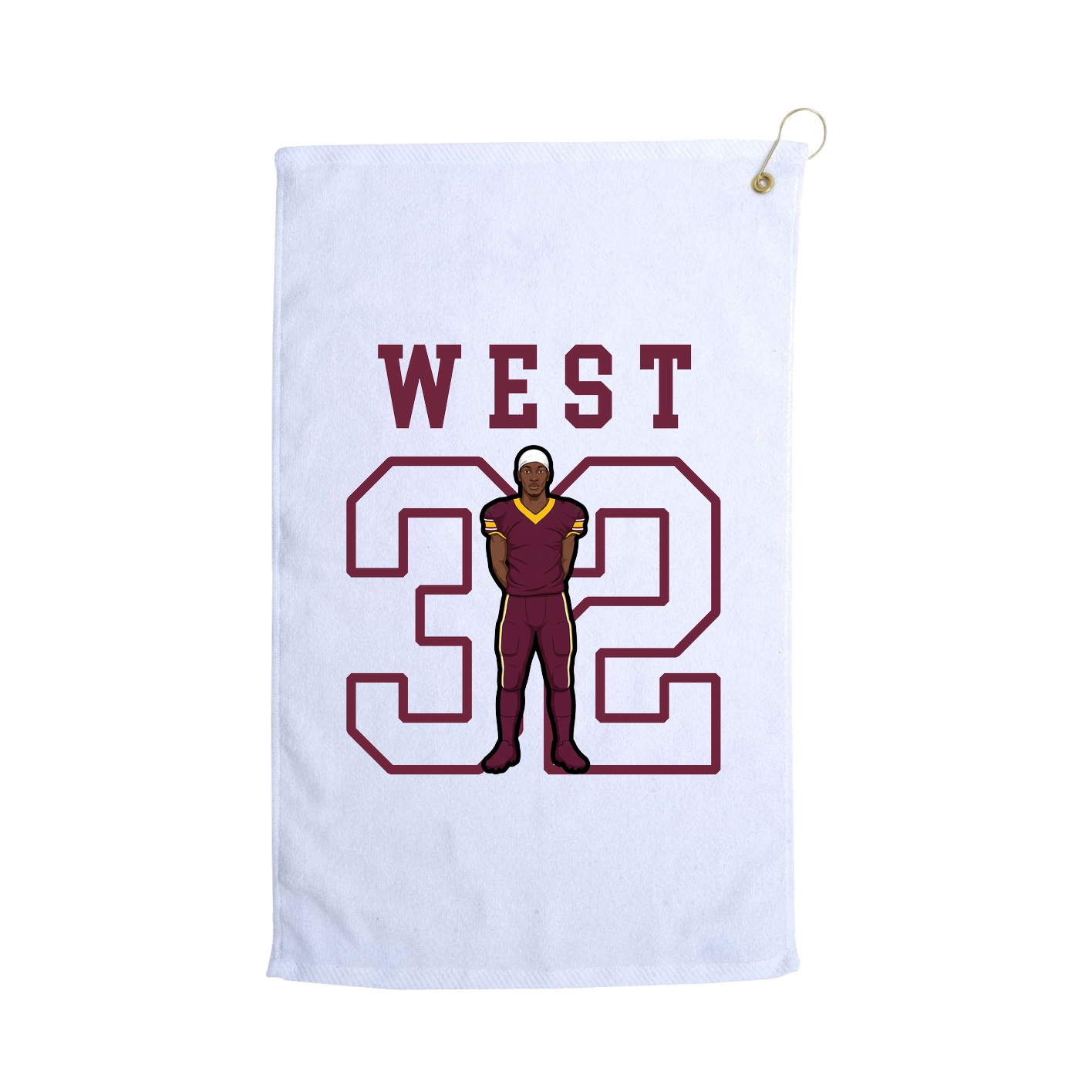 Golf Towel — Shirsey in White