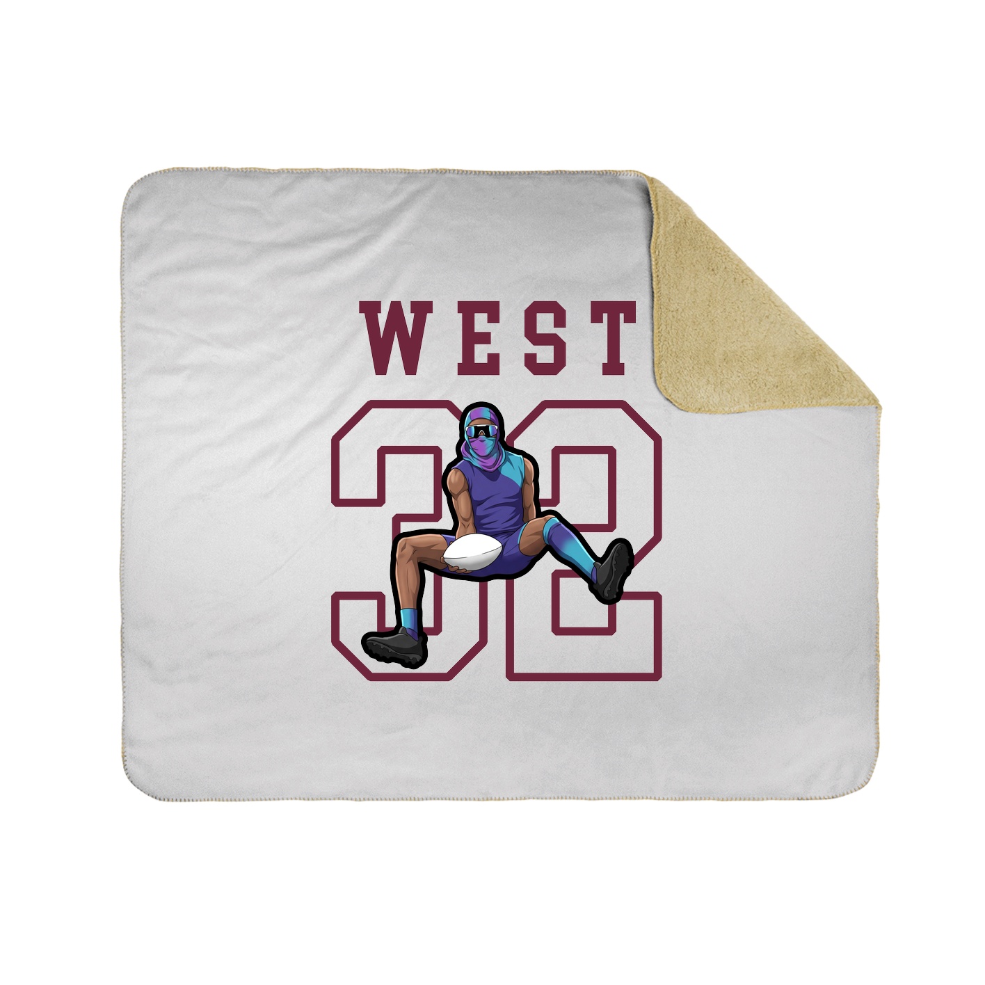 Throw Blanket — Shirsey in White