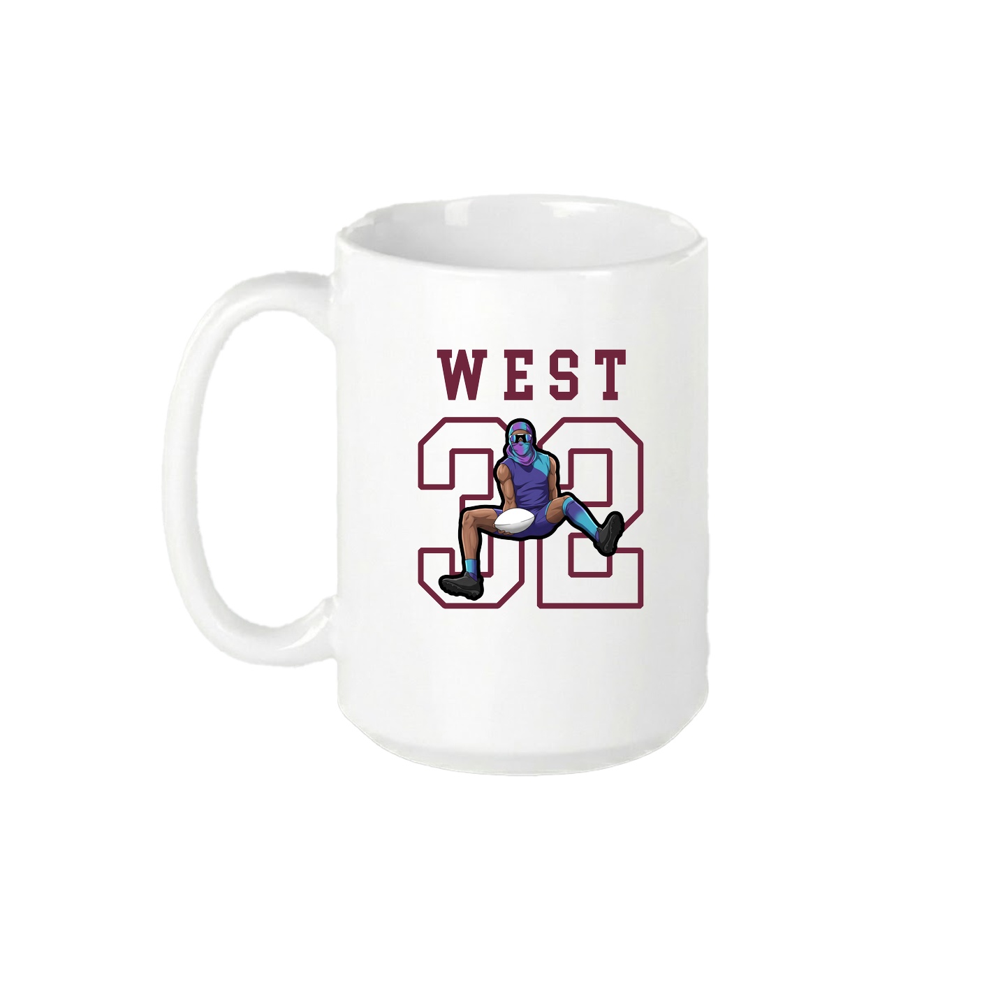 15oz Coffee Mug — Shirsey in White