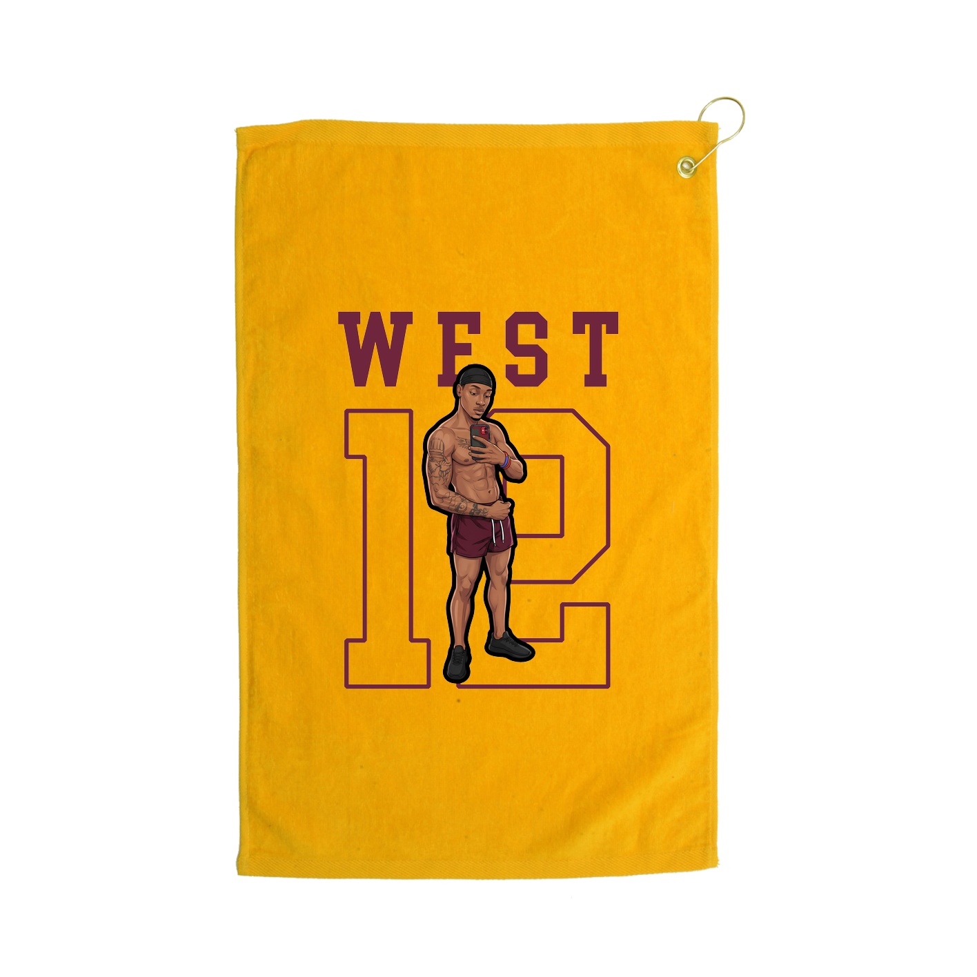 Terry Velour Golf Towel