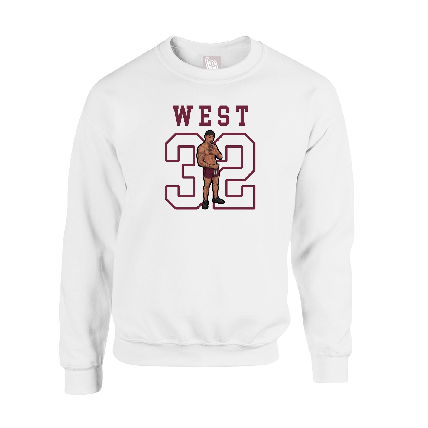 Fleece Crew — Shirsey in White