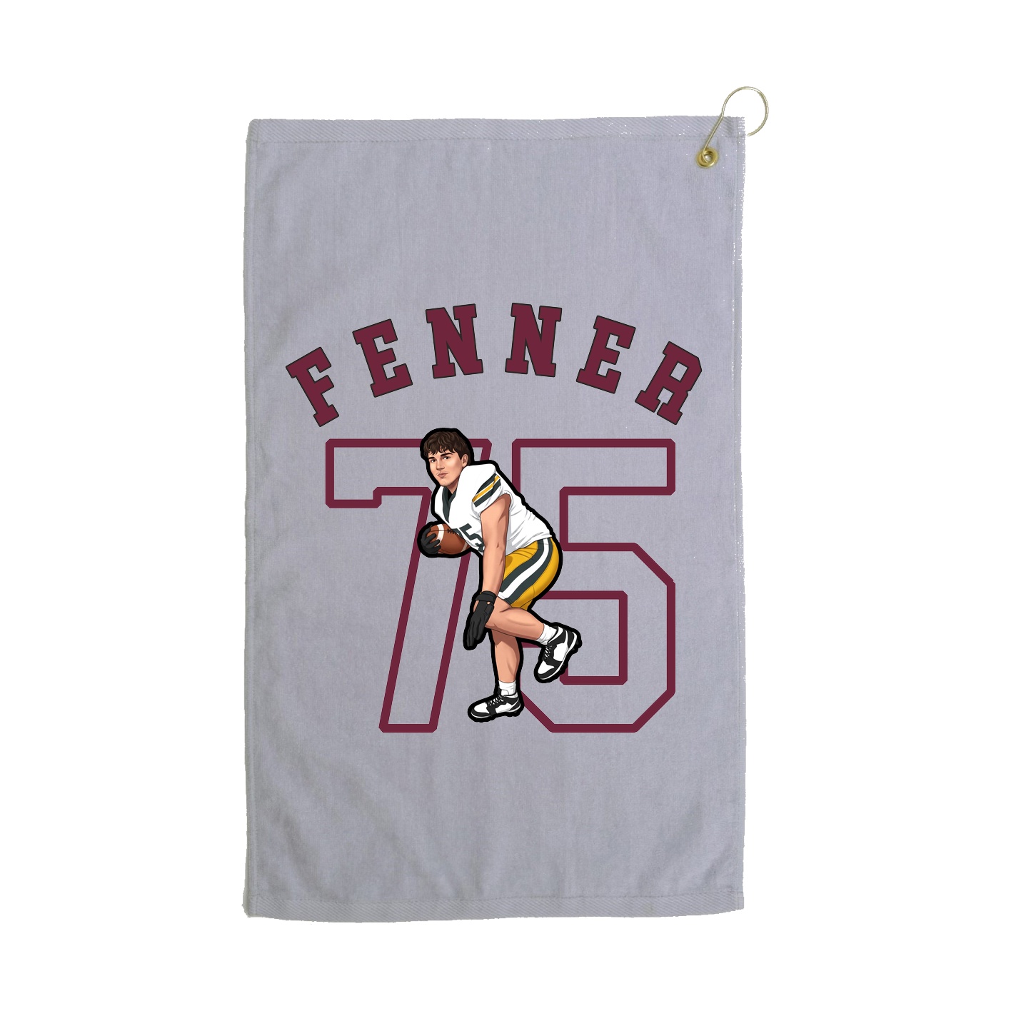 Golf Towel — Shirsey Arch in Grey