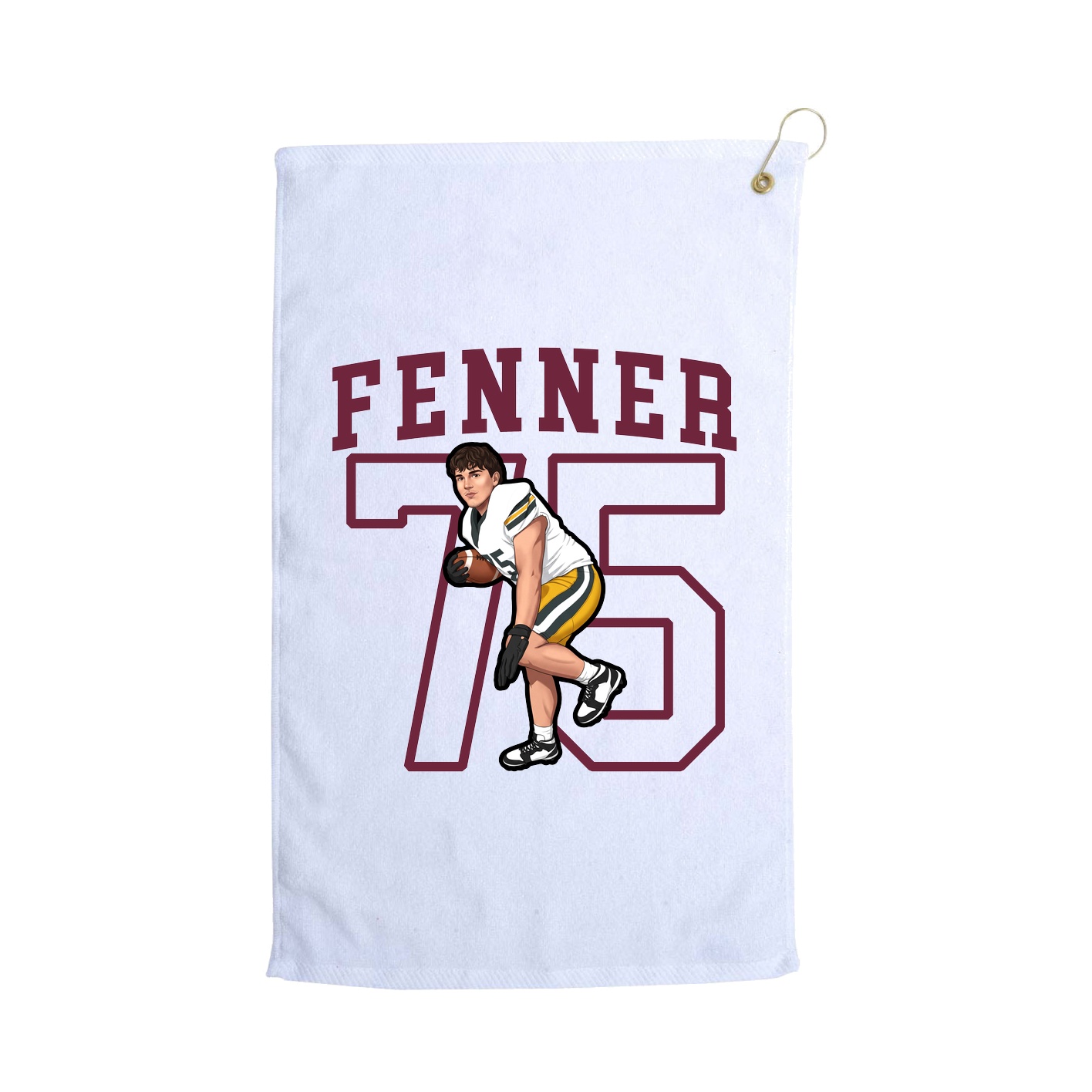 Golf Towel — Shirsey in White