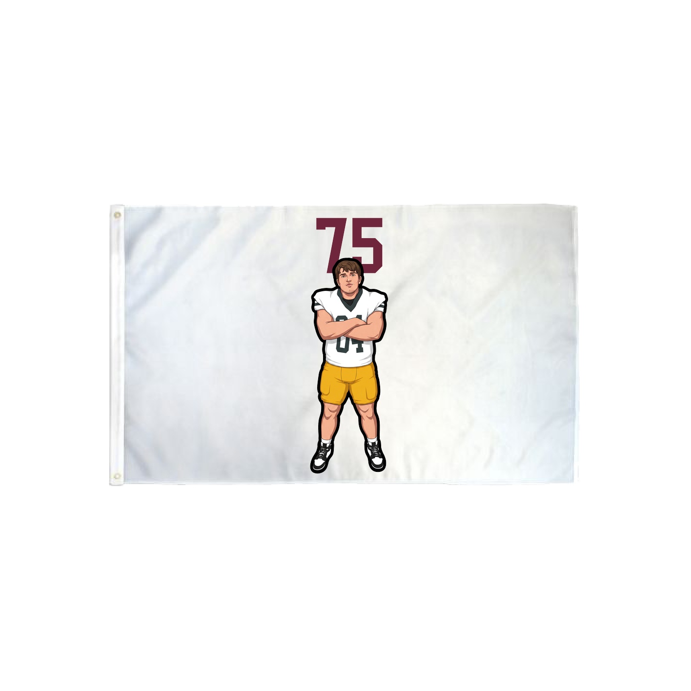 3x5 Flag — Number Top in Classic