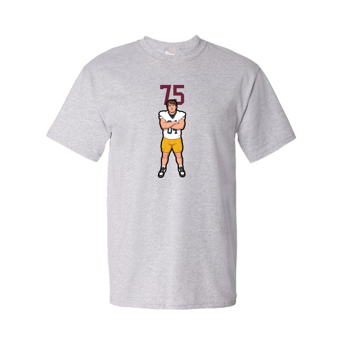 Tee — Number Top in Grey
