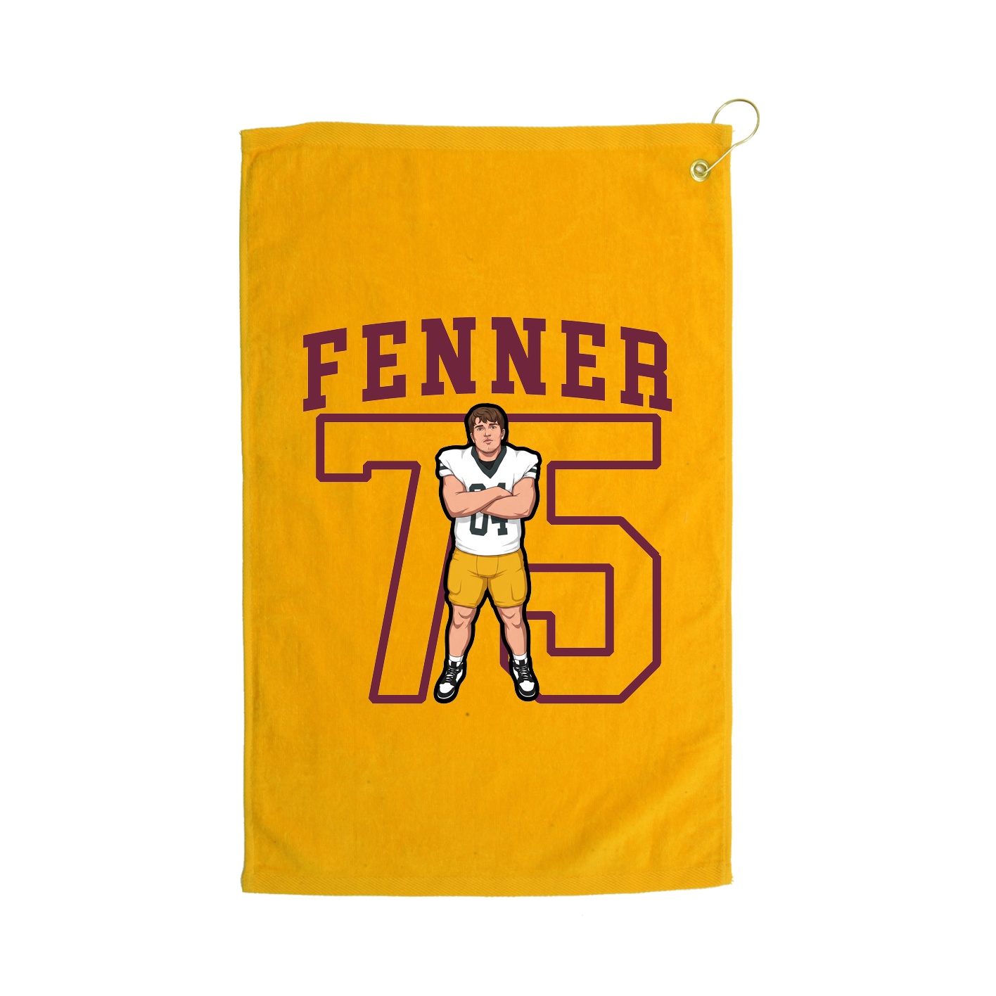 Golf Towel — Shirsey in Gold