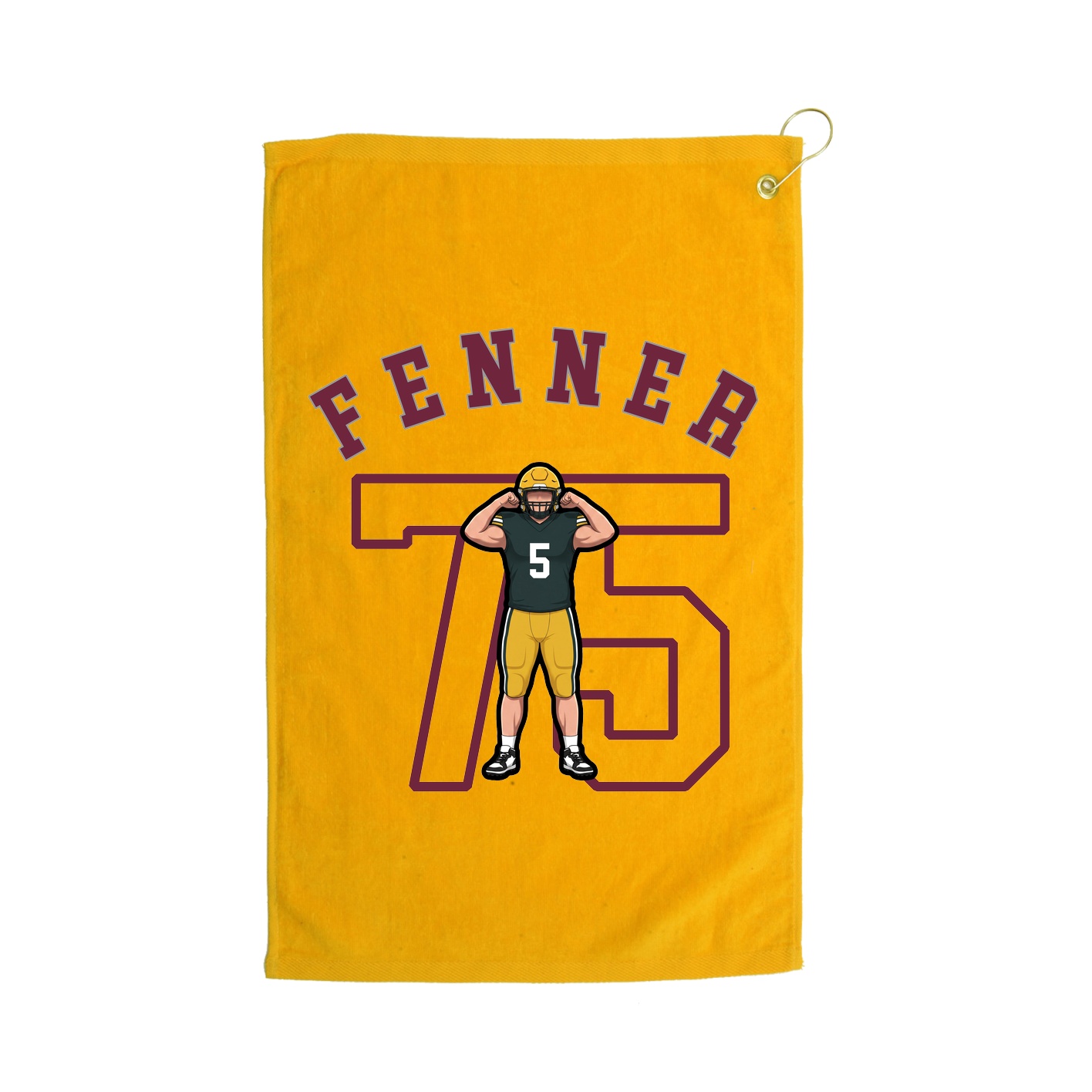 Golf Towel — Shirsey Arch in Gold