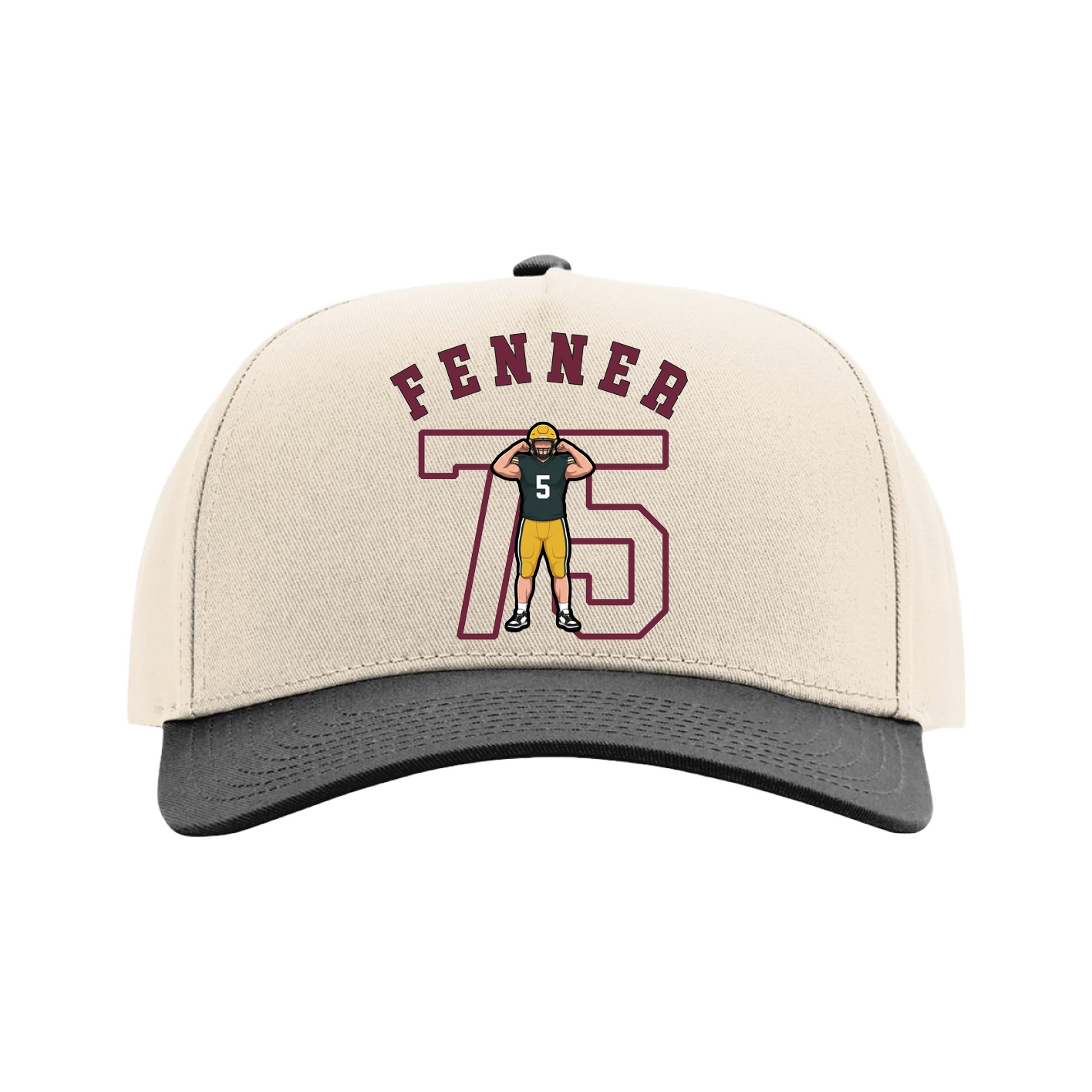Full Fabric Five-Panel Champ Cap