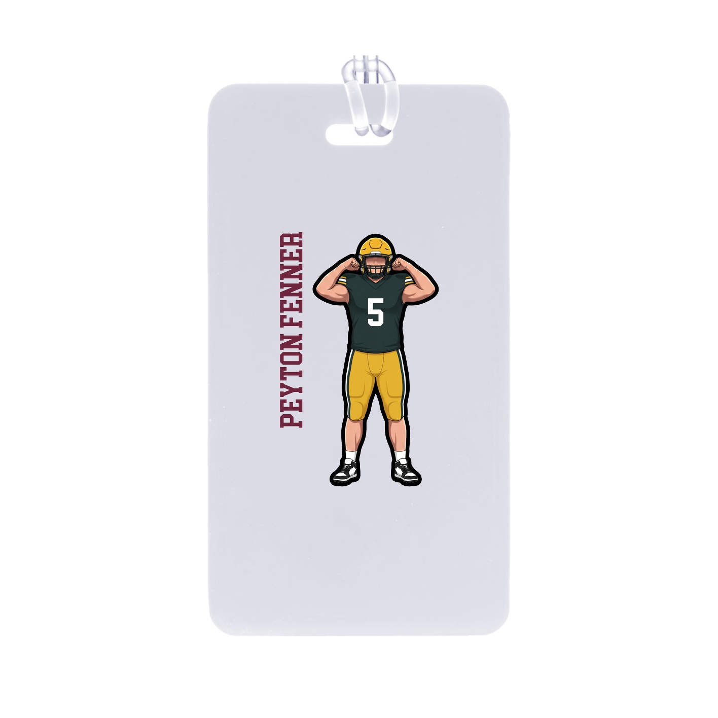 Bag Tag — Name Vertical in Classic