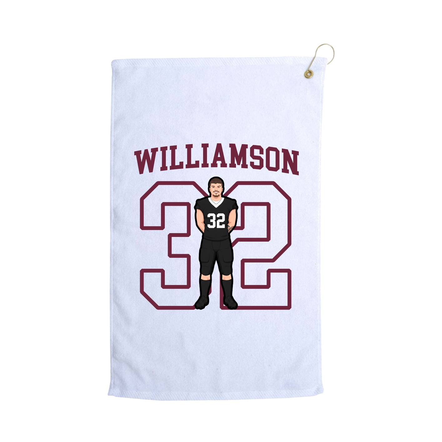 Golf Towel — Shirsey in White