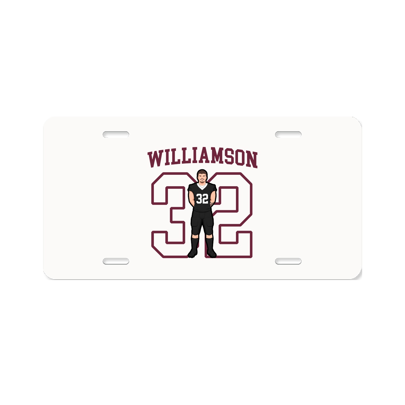 License Plate — Shirsey in Classic