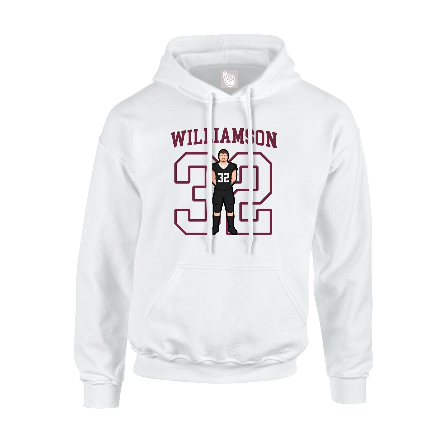 Hoodie — Shirsey in White