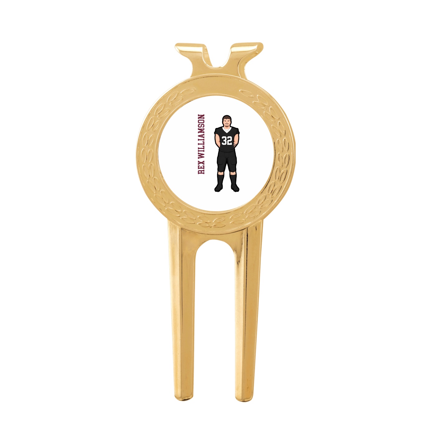Divot Tool with Ball Marker — Name Vertical in Classic