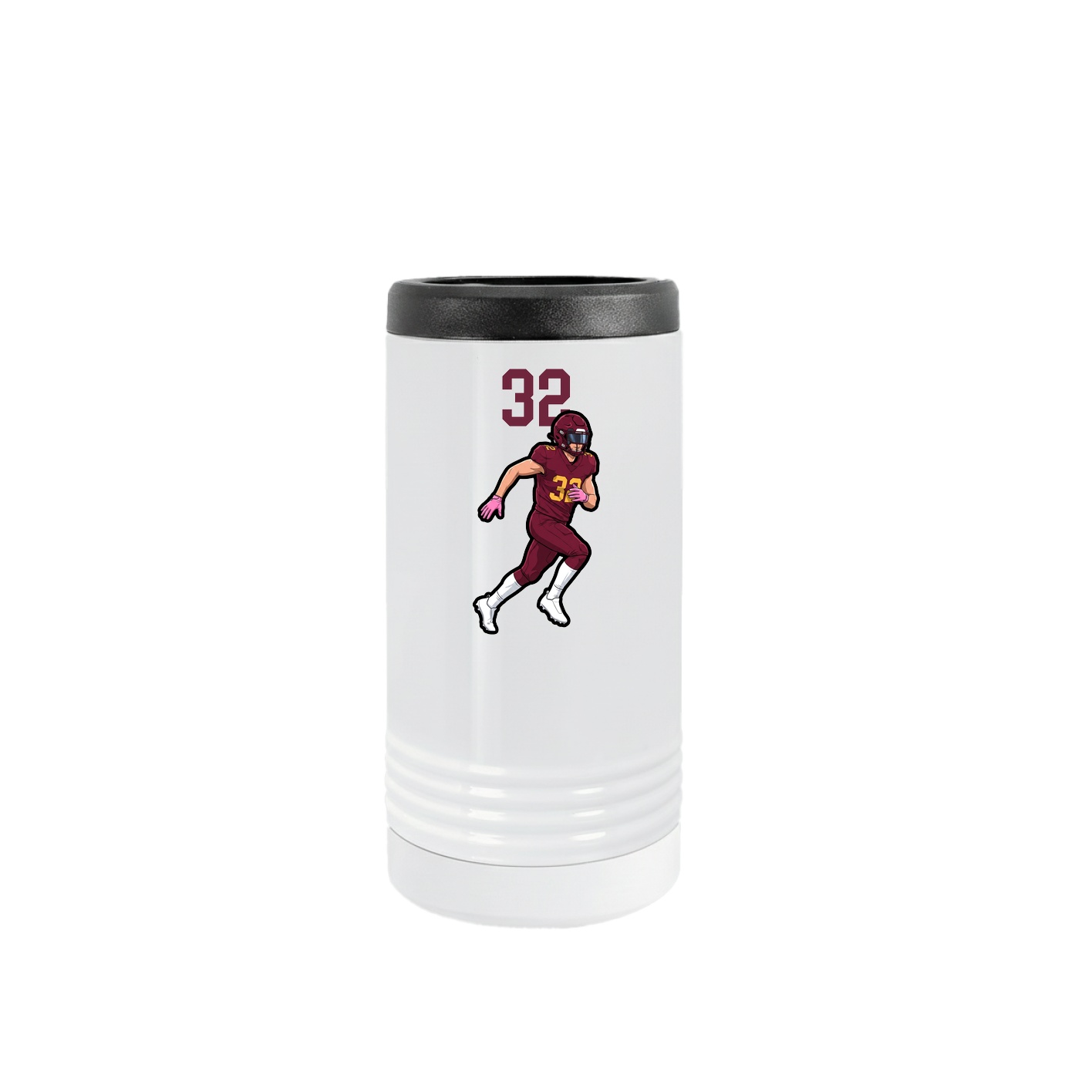 Slim Beverage Holder — Number Top in White