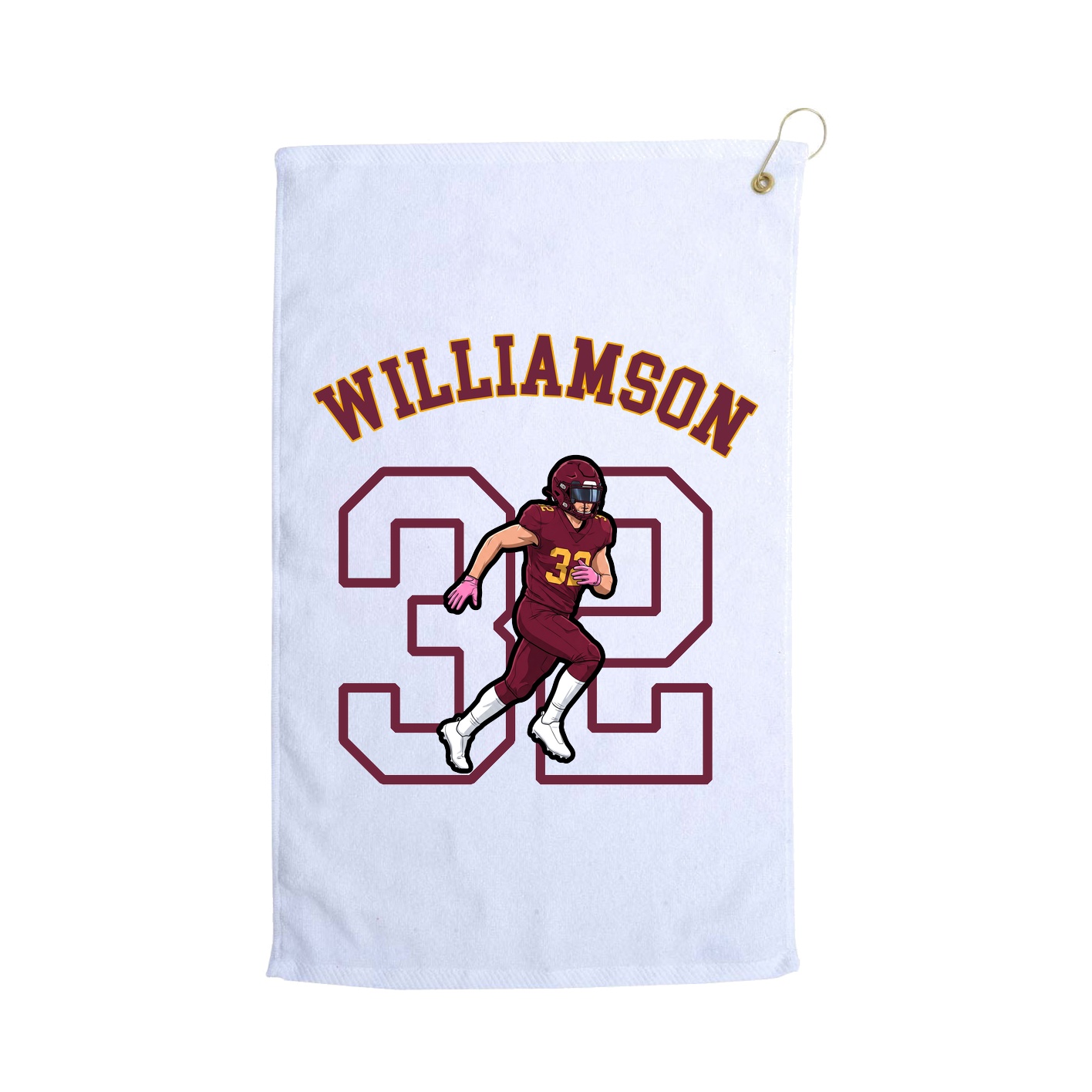 Golf Towel — Shirsey Arch in White