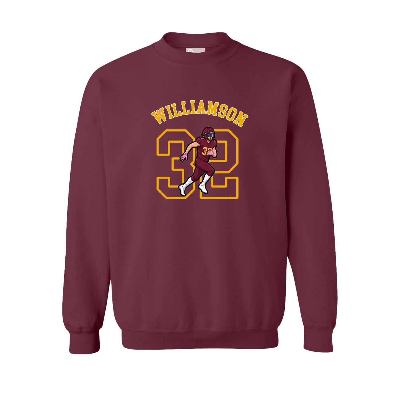 Fleece Crew — Shirsey Arch in Maroon