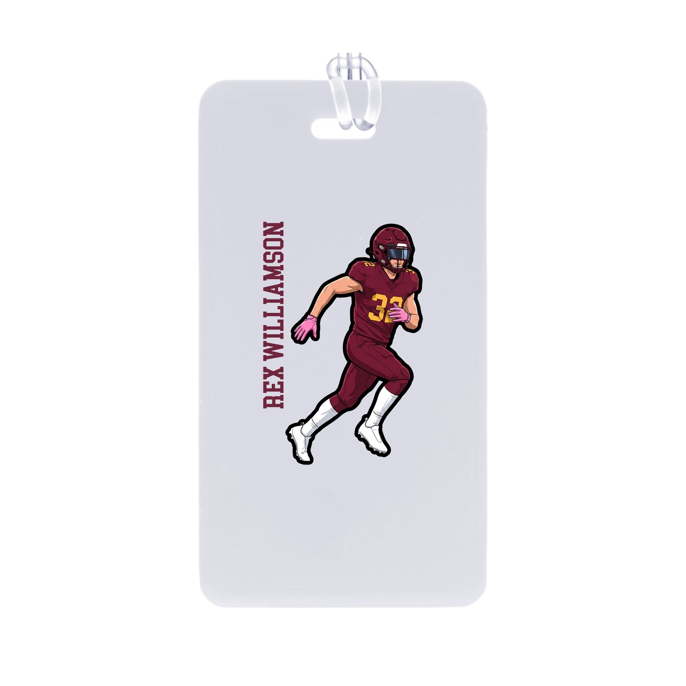 Bag Tag — Name Vertical in Classic