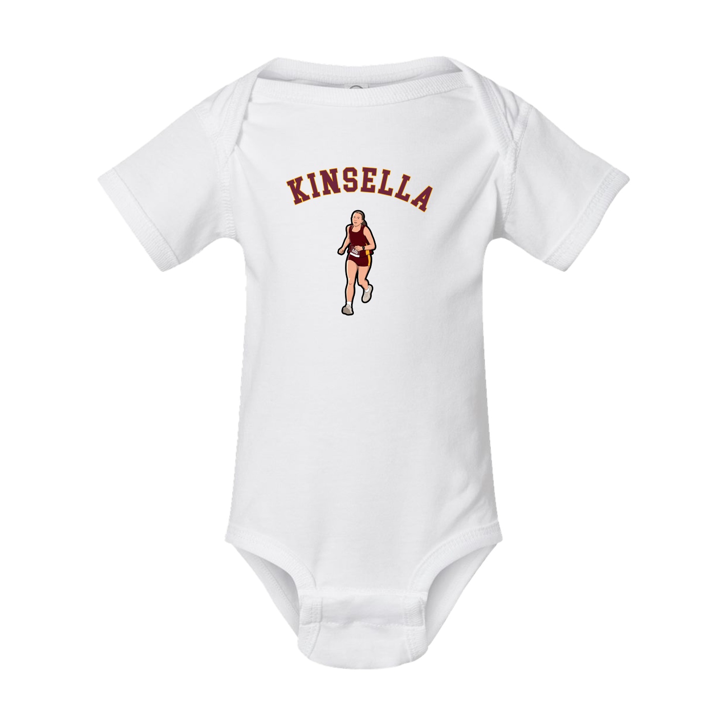 Baby Onesie — Shirsey Arch in White