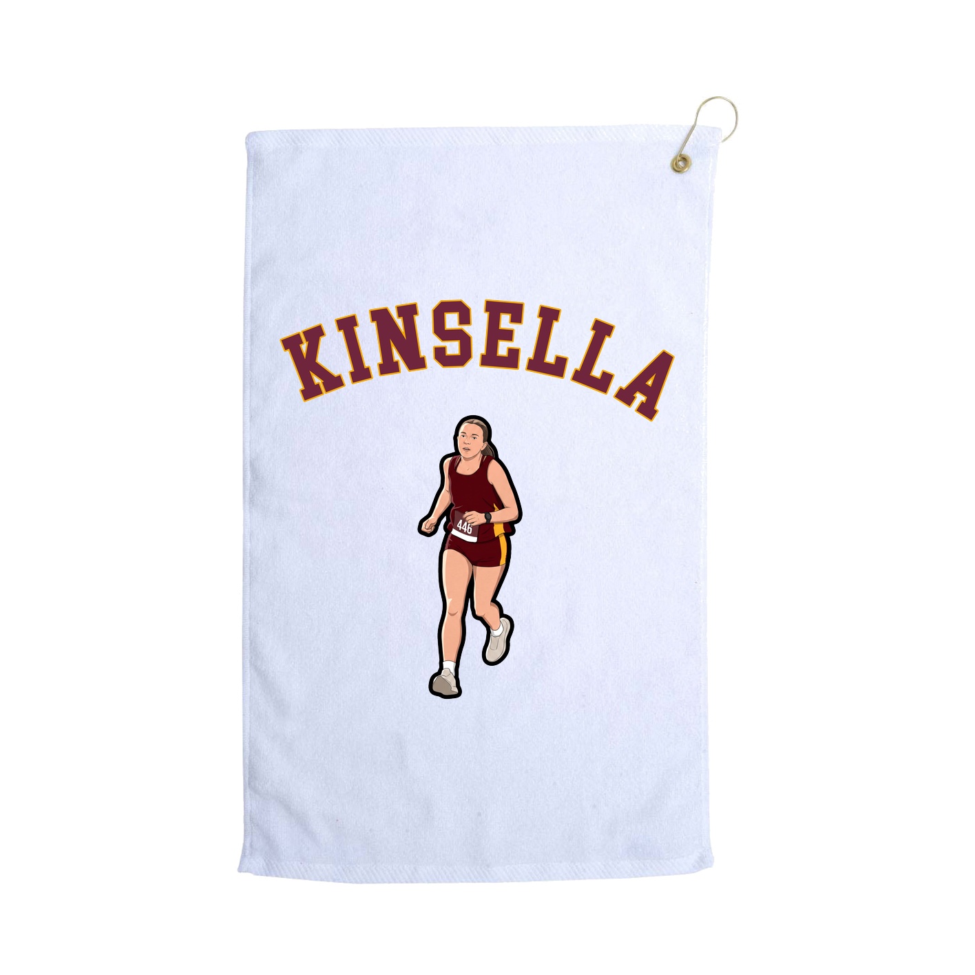 Golf Towel — Shirsey Arch in White