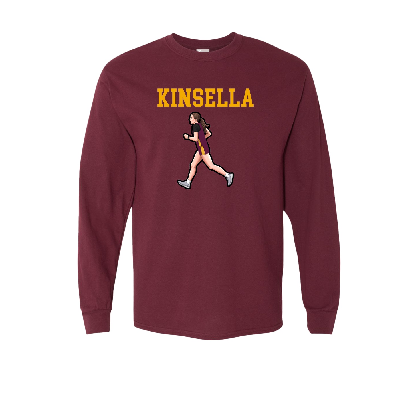 Long Sleeve Tee — Shirsey in Maroon