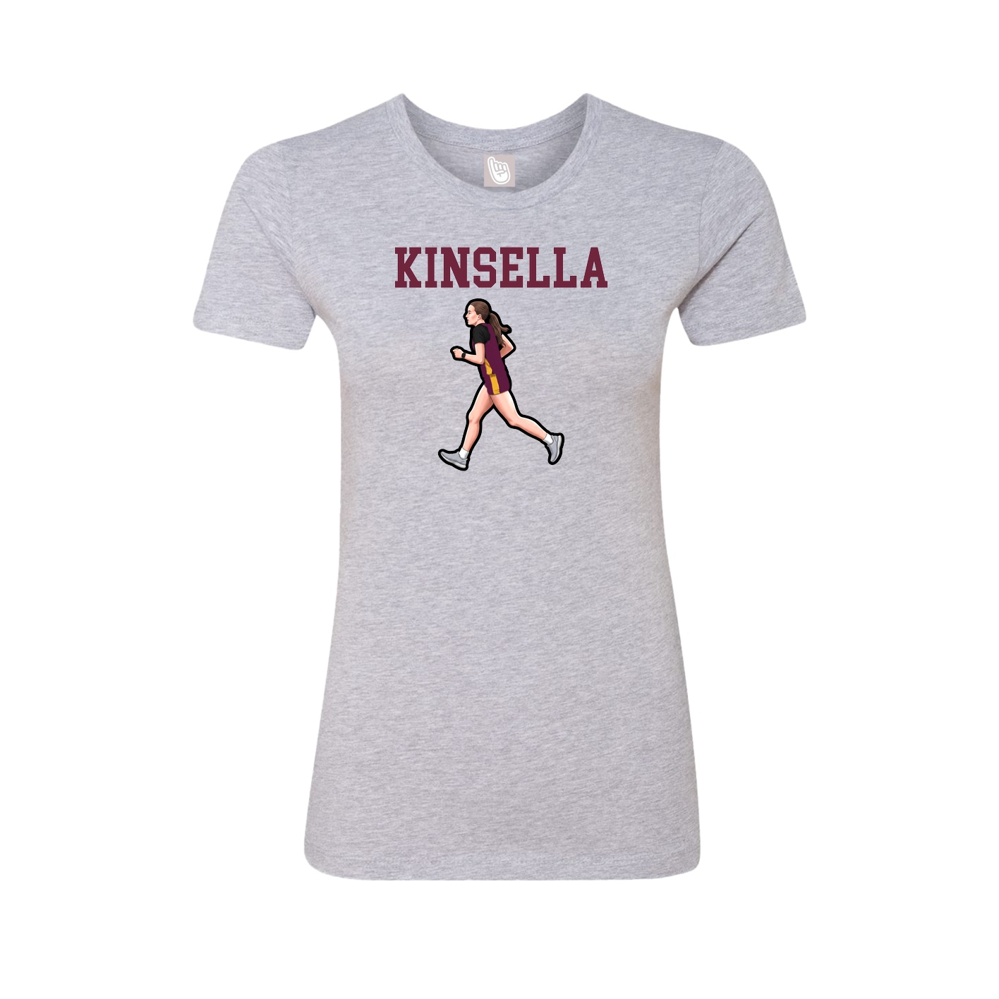 Fitted Women's Tee — Shirsey in Grey