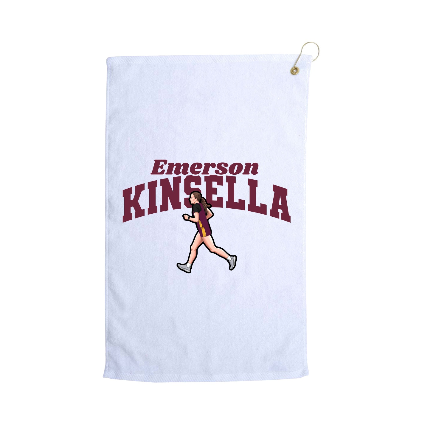Golf Towel — Signature Arch in White