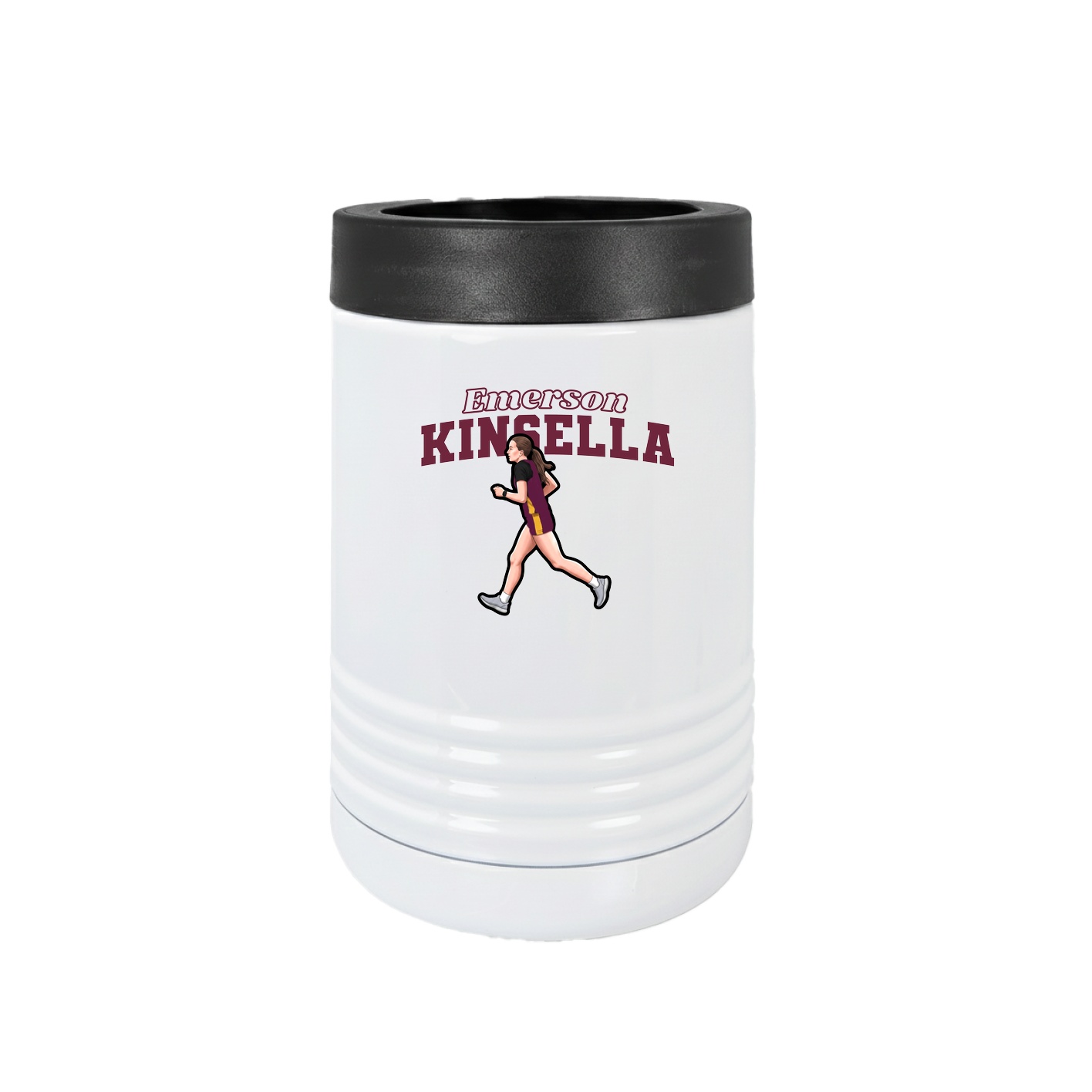 Beverage Holder — Name Arch in White