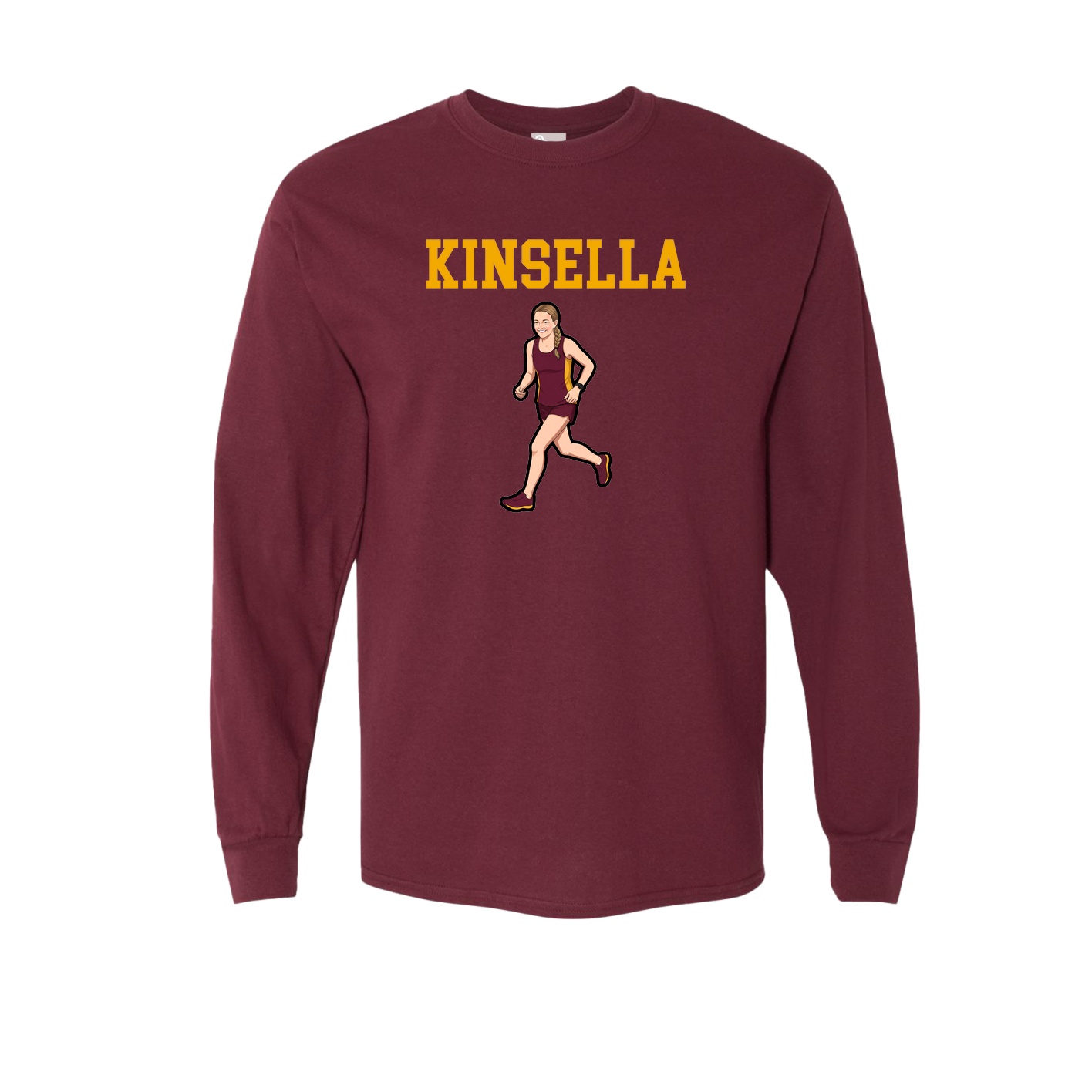 Long Sleeve Tee — Shirsey in Maroon