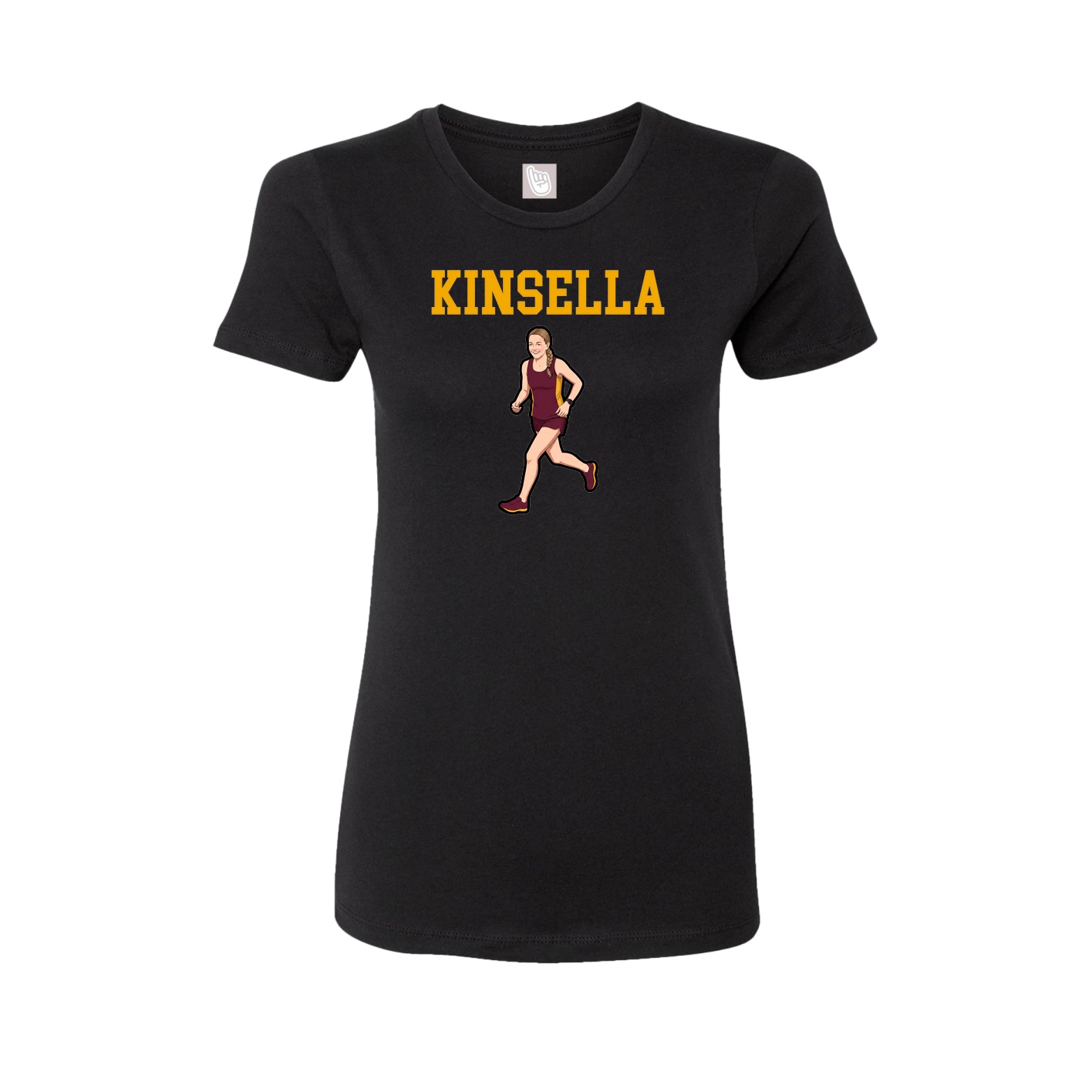 Fitted Women's Tee — Shirsey in Black