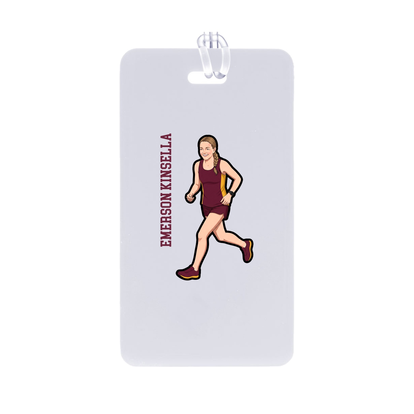 Bag Tag — Name Vertical in Classic