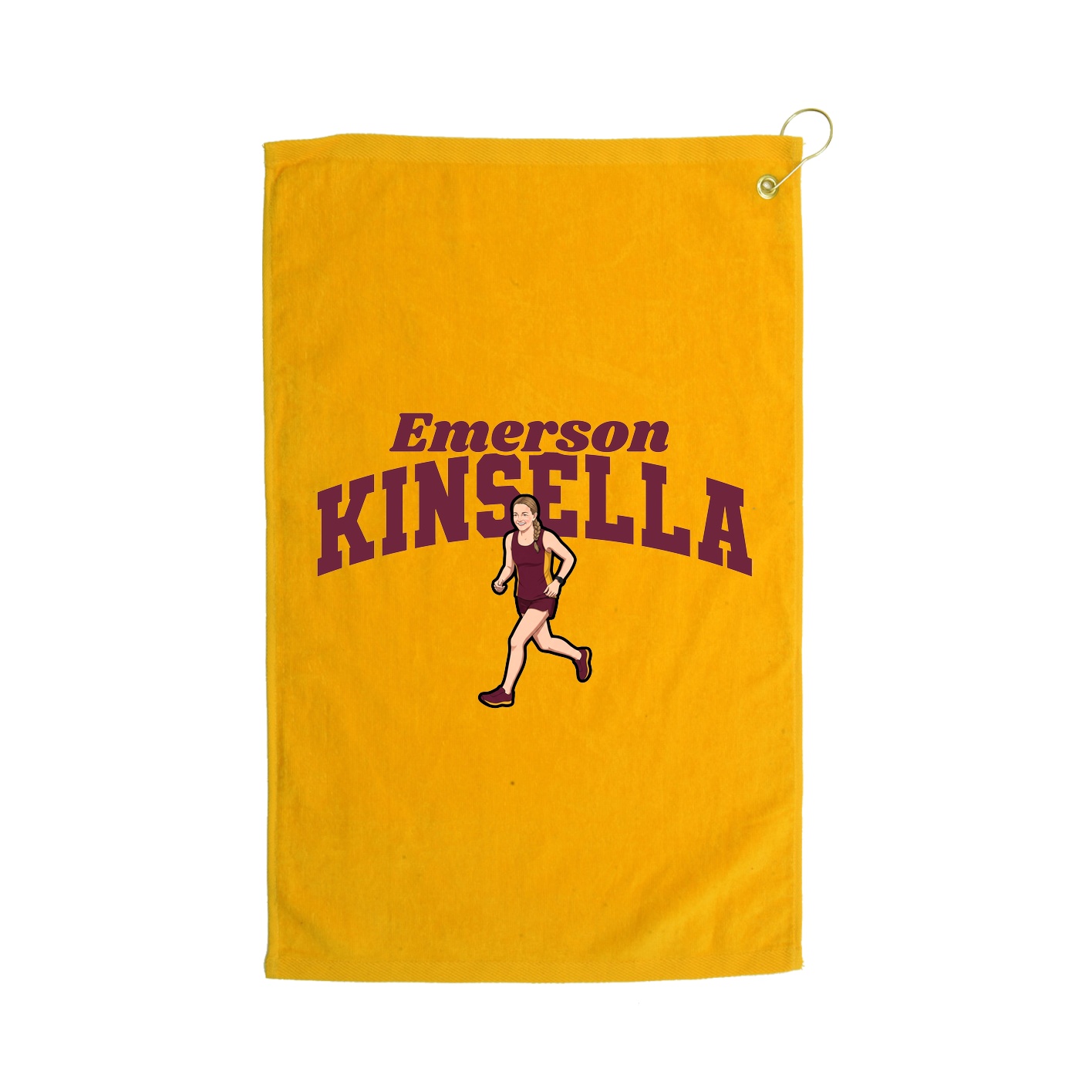 Golf Towel — Signature Arch in Gold