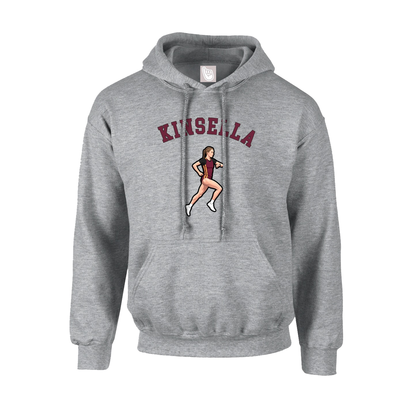 Youth Hoodie — Shirsey Arch in Grey
