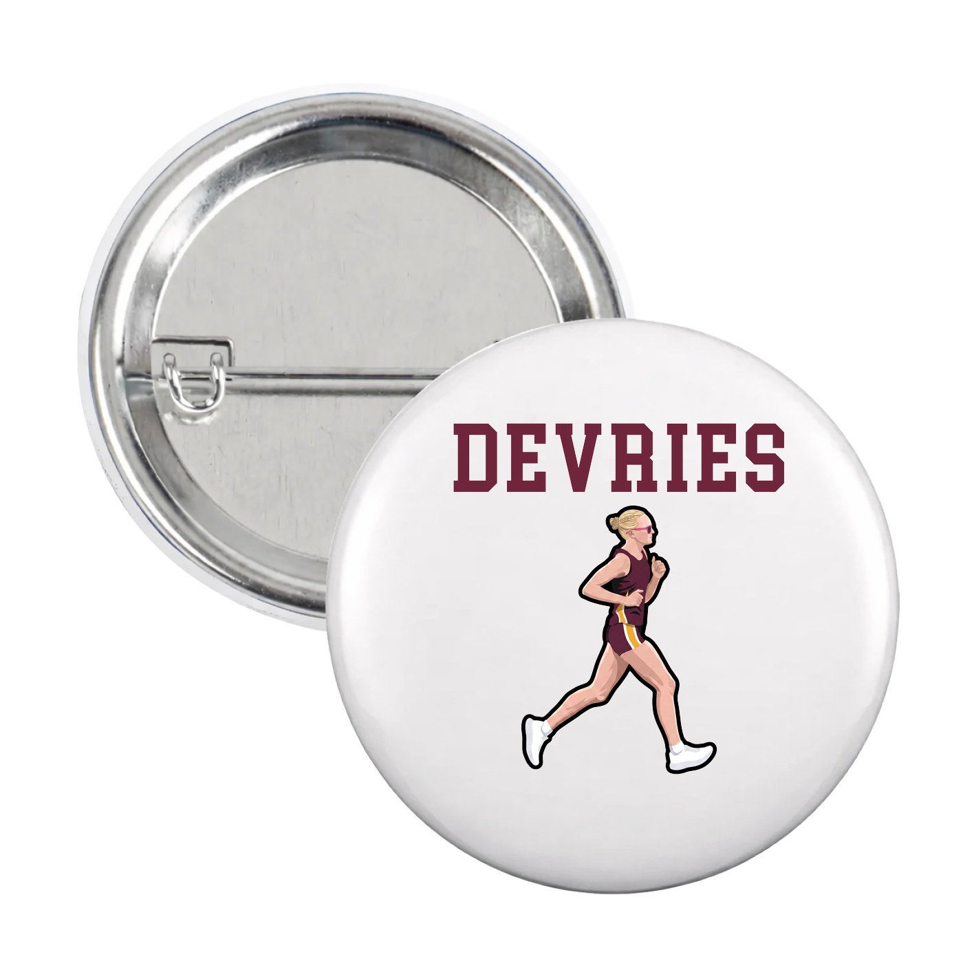Game Day Button — Shirsey in White