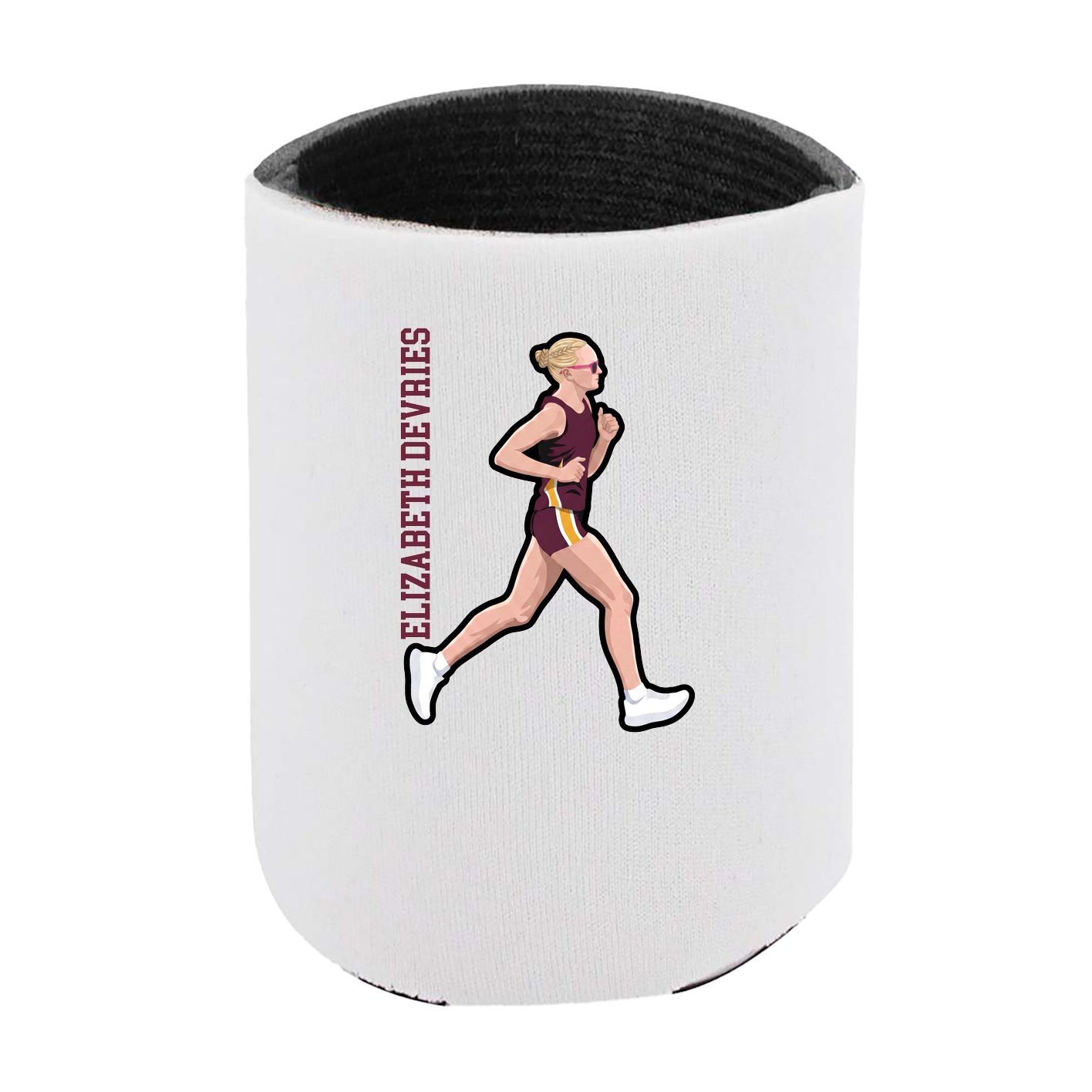 Can Holder — Name Vertical in White