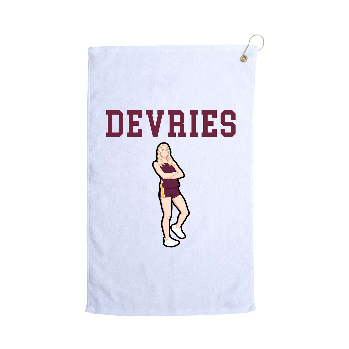 Golf Towel — Shirsey in White