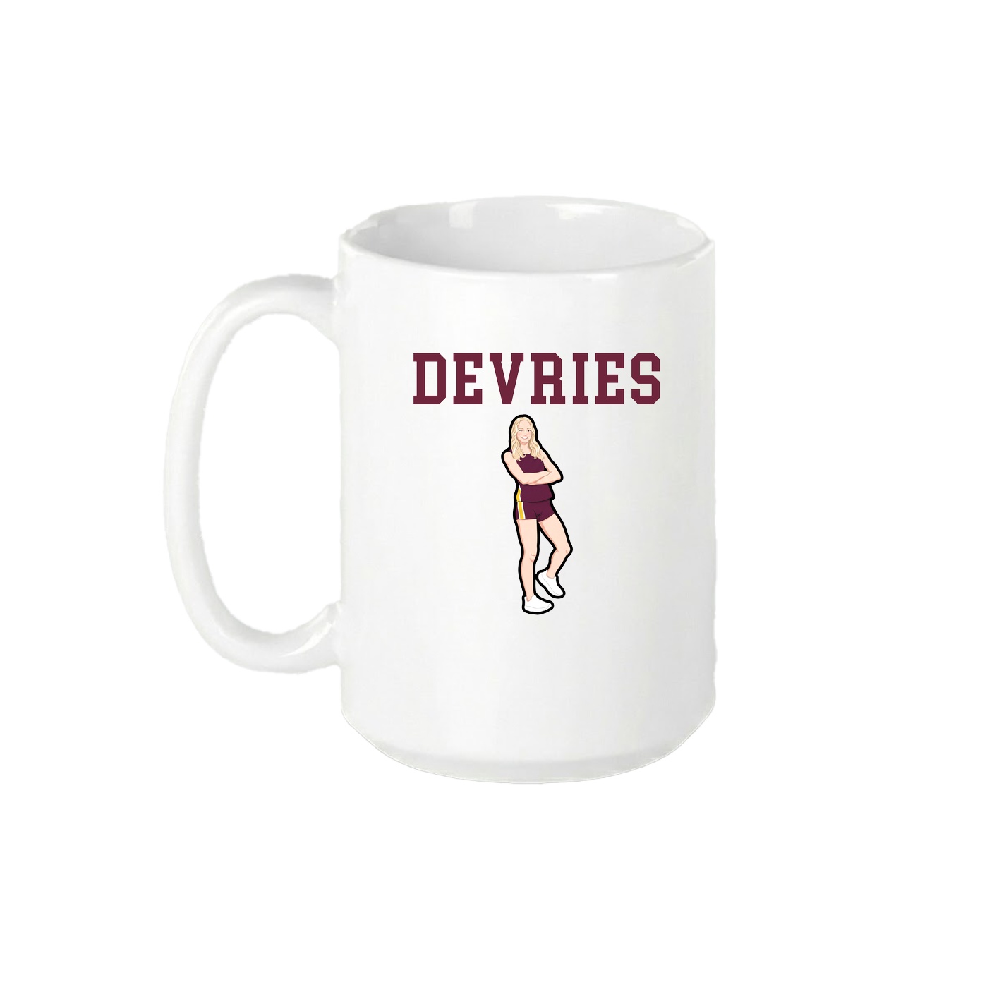 15oz Coffee Mug — Shirsey in White